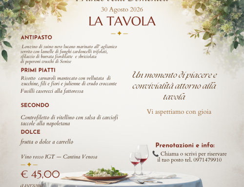 Pranzo domenicale all’ ombra del Faggi